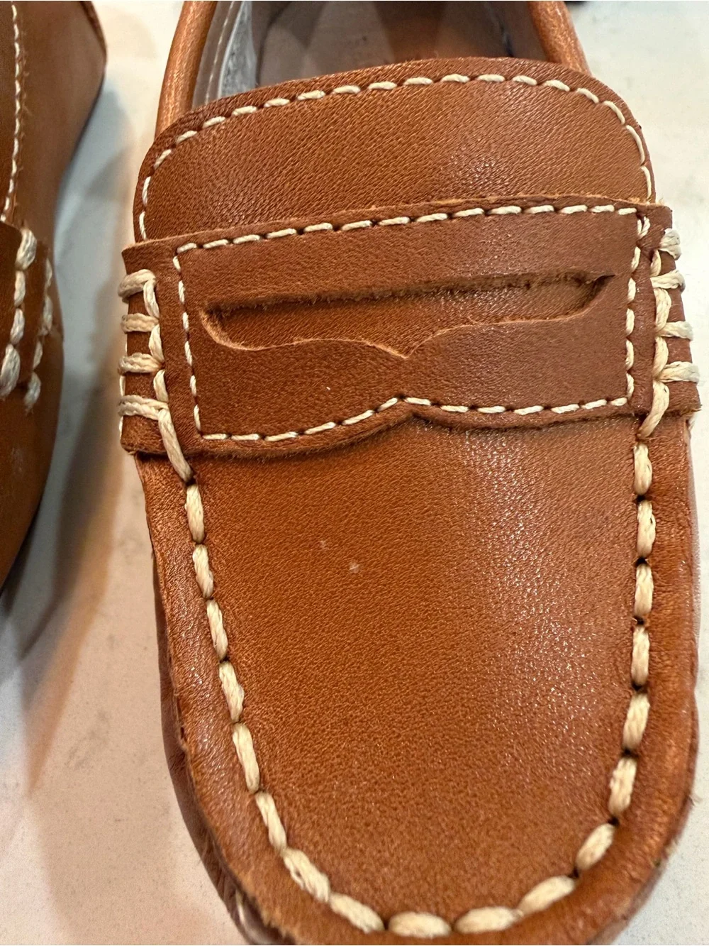 Polo Ralph Lauren Telly Leather Penny Loafer Size: 6 (toddler)